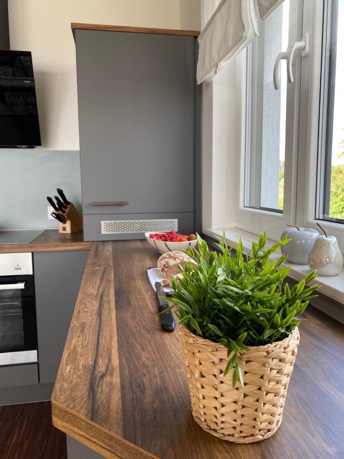 Modernes Apartment Am Hafen Mit Seeblick Grossraeschen Exterior photo