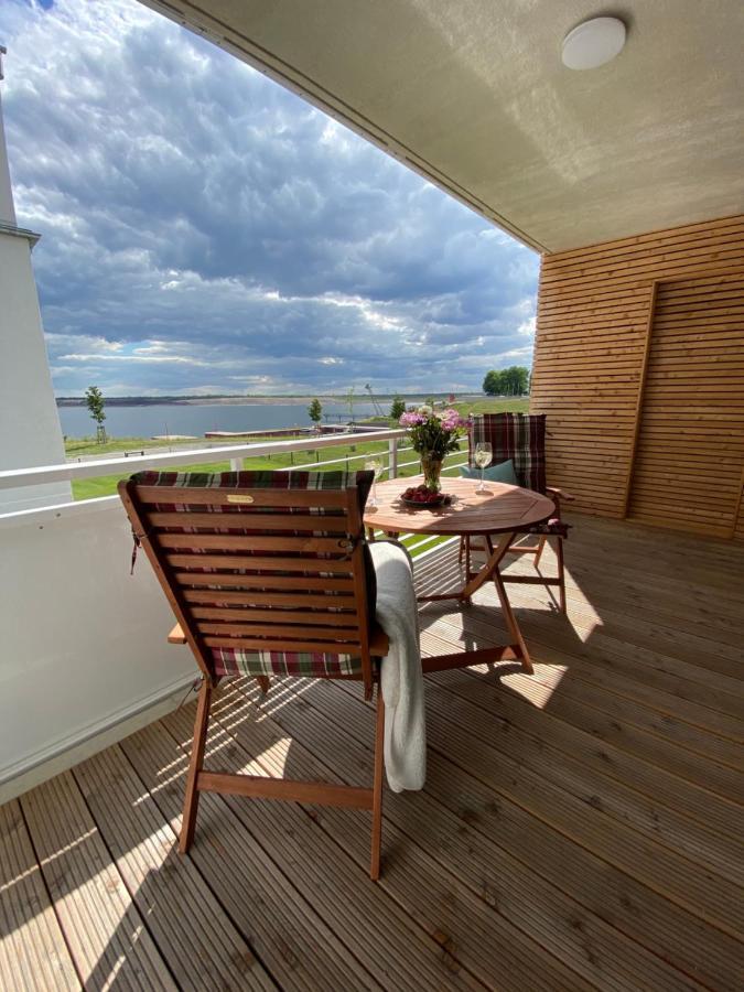 Modernes Apartment Am Hafen Mit Seeblick Grossraeschen Exterior photo